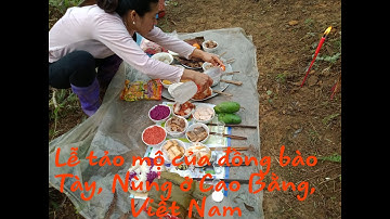 Lễ tảo mộ (3/3 âm lịch) của người Tày, Nùng ở Cao Bằng, Việt Nam. Nét đặc sắc văn hóa tín ngưỡng!