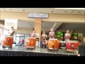 Joyful noise keiki taiko drummers