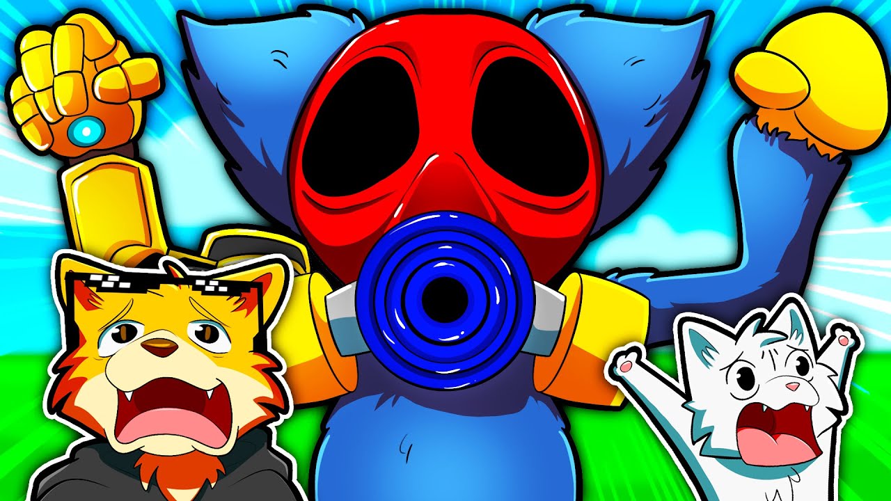 CACCIA AL NUOVO HUGGY WUGGY POTENZIATO CON LA GAS MASK SU GMOD CON DRCAT! HA DEI POTERI ILLEGALI!