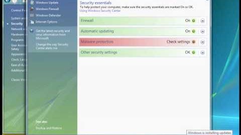 How to edit security settings for Windows Vista
