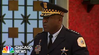 'He was a great man': CPD Supt. remembers fallen Chicago Police Officer Luis Huesca
