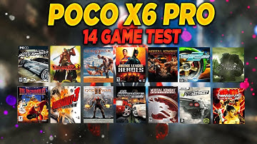 Poco X6 Pro AetherSX2 Emulator PS2 14 Game Test MediaTek Dimensity 8300 Ultra