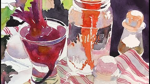 Watercolor Class Demonstration with Susan Avis Mur...