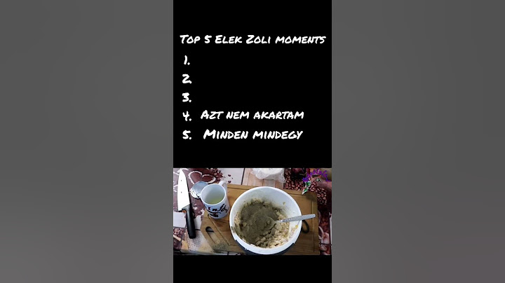 TOP 5 ELEK ZOLI MOMENTS