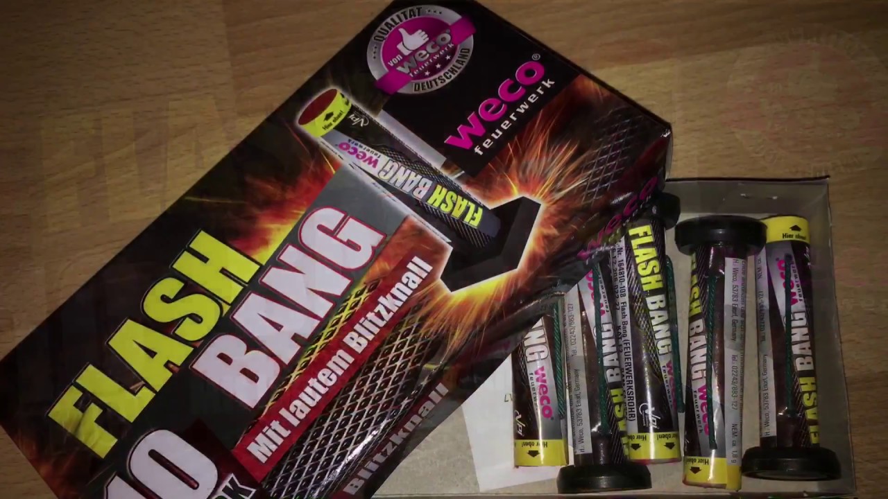 WECO Flash Bang mit lautem Blitzknall - YouTube