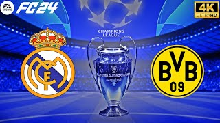 FC 24 - ‎Real Madrid vs Borussia Dortmund | UEFA Champions League Final [4K60]