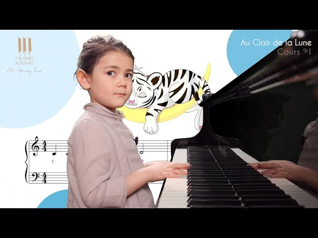 Apprendre à jouer Au clair de la lune dès 4 ans : Cours n° 1 