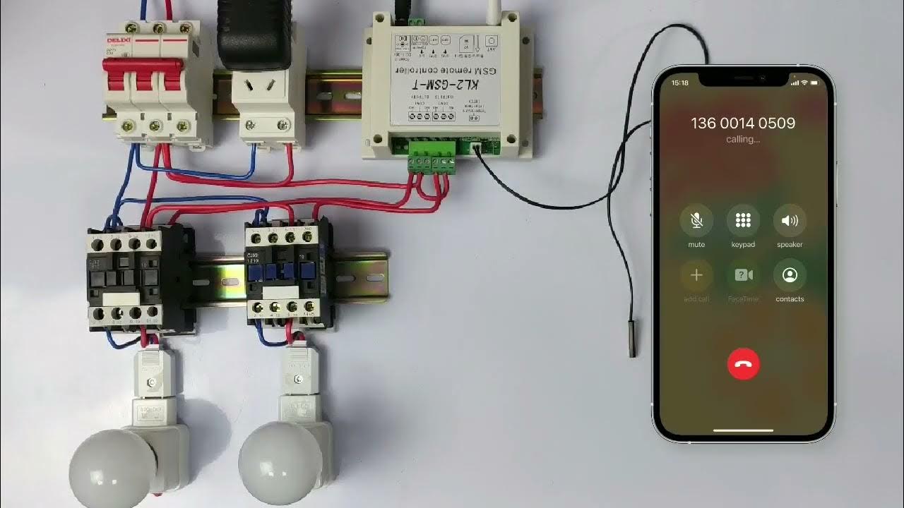 KL2-GSM-T Smart Relay Controller with 2 Outputs and SMS Reminder on ...