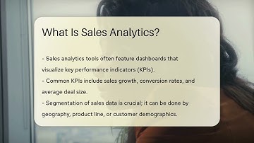 What Is Sales Analytics? - BusinessGuide360.com