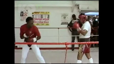 ROBERTO DURAN sparring NIGEL BENN, RAW & UNEDITED ...