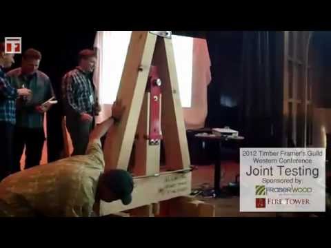 timber-frame-joint-testing-session---2012-timber-framers-guild-western-conference
