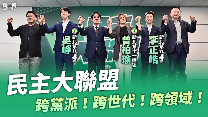 「跨黨派、跨世代、跨領域的民主大聯盟」| 公佈 2024 新北市艱困選區立委參選人 - 天天要聞