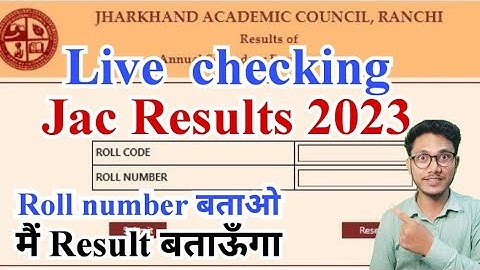 jac result 2023 live checking // jac board result 2023 checking // jac result 2023 realesed