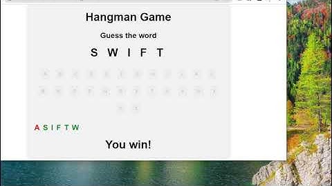 Hangman Game using Javascript