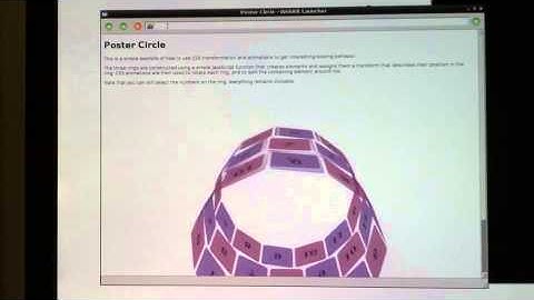 Accelerated compositing enabled WebKit on RaspberryPi