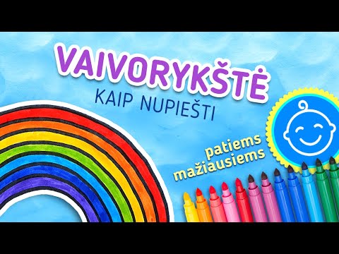 Video: Kaip įsiminti Vaivorykštės Spalvas