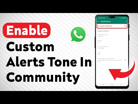 How To Enable Custom Notifications Tone In WhatsApp Community