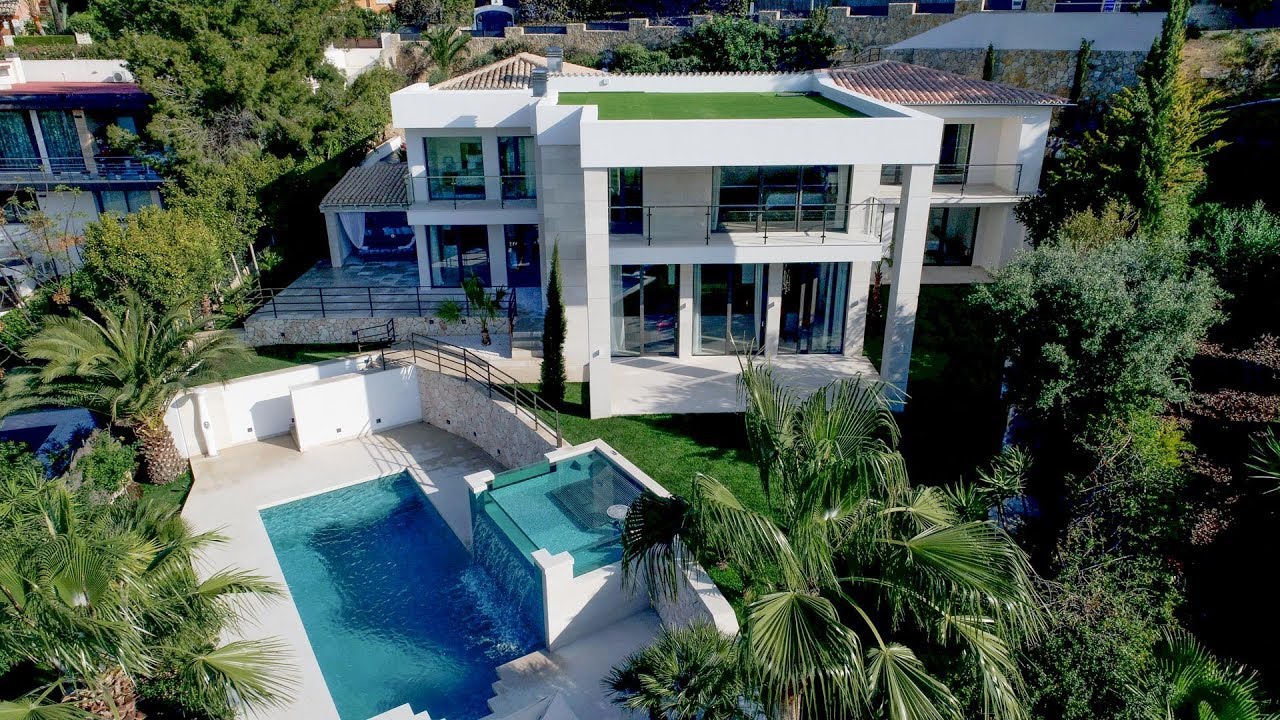 Look Inside...6.5 Million Elite Sea View Villa for Sale, Bendinat, Castle & Golf Views. 2018