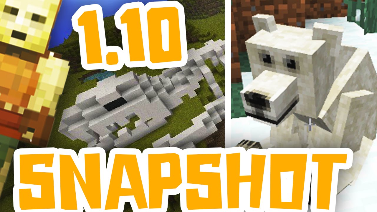 ORSI POLARI, FOSSILI E TANTE NOVITA' - Minecraft Snapshot 16w20a - YouTube