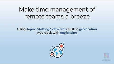 Our Solutions: Time Clock (Geolocation & Geofencing)