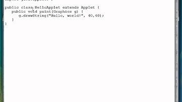 12 01 Simple Applet Example