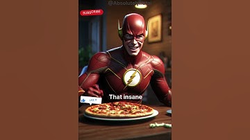 The Flash Vs Deadpool _ 😂😂 Meme/  Pizza Challenge/ Ai Edition/ #ai #aiart #aishorts