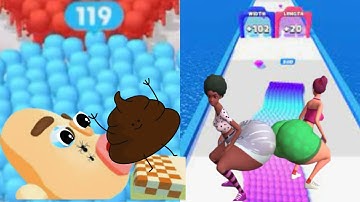 Sandwich Runner, Twerk Race, Bridge Race, Count Master, Canvas Run I All level gameplay Android, IOS