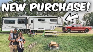 WE BOUGHT A 5TH WHEEL CAMPER! [ALLIANCE AVENUE 37MBR!]
