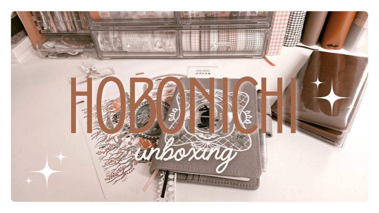 Me rendi ao hobonichi  |  hobonichi haul planejamento para 2026 unboxing