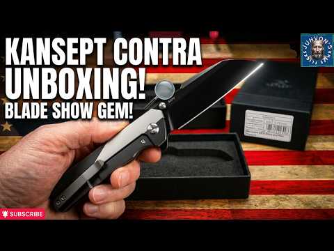 First Look at the Kansept Contra | Why This Blade Show release Is a Game Changer
