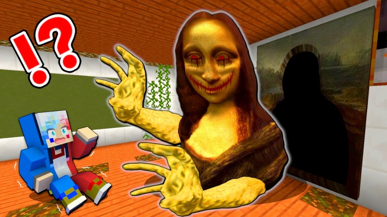 人喰いモナリザに襲われる⁉️😱恐怖の学校に閉じ込められた結果…⁉️【マイクラ マインクラフト】ぽっぴんず