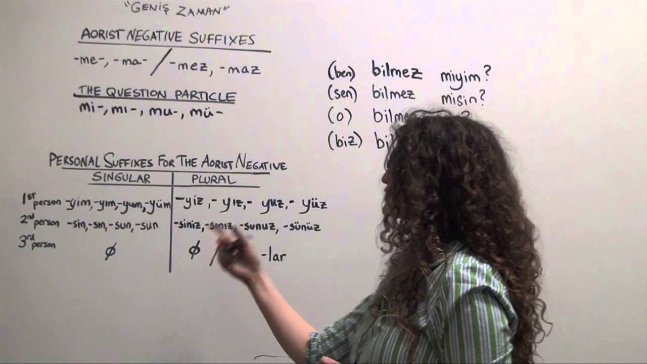 ⁣Turkish Grammar: How to ask “Don’t you go?” Aorist Tense (Geniş Zaman) Negative Yes/No Questions