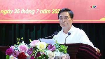 Thường trực Tỉnh ủy làm việc với Thuế tỉnh và Chi cục Hải quan khu vực X| Truyền hình Thanh Hóa