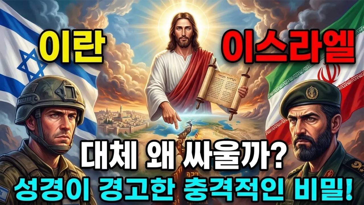 성경 속 이미 예언 된 이란과 이스라엘 전쟁! 충격적인 복음의 비밀