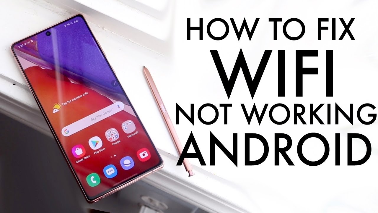 How To Fix Wifi On Android Not Working! - YouTube