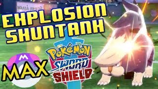 Explosion Skuntank! Pokemon Sword and Shield Competitive Master Ball Ranked Singles Wi-Fi Battle