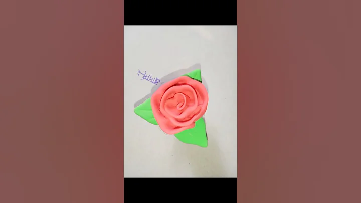 Haw to draw a rose flower 🌹#shorts #foryou #diy #clay crafts #satisfying #viral