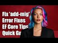Fixing 'add-migration' Not Recognized Error in Entity Framework Core