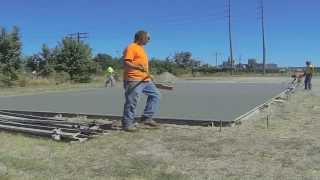 Time-lapse Tuesday - Pouring Concrete for Downtown Davenport Recycling