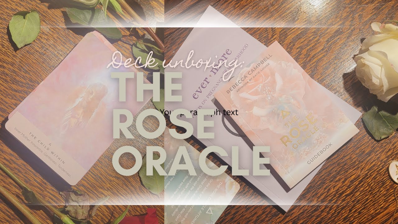 Распаковка колоды: Оракул Розы