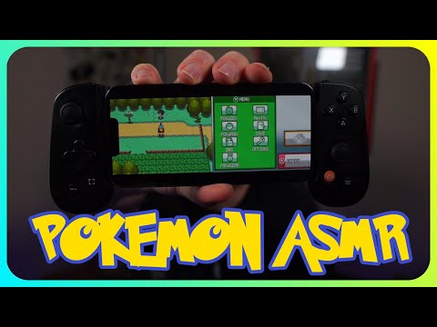 (ASMR Gaming) Playing Pokemon From My PHONE (Relaxing Whisper)