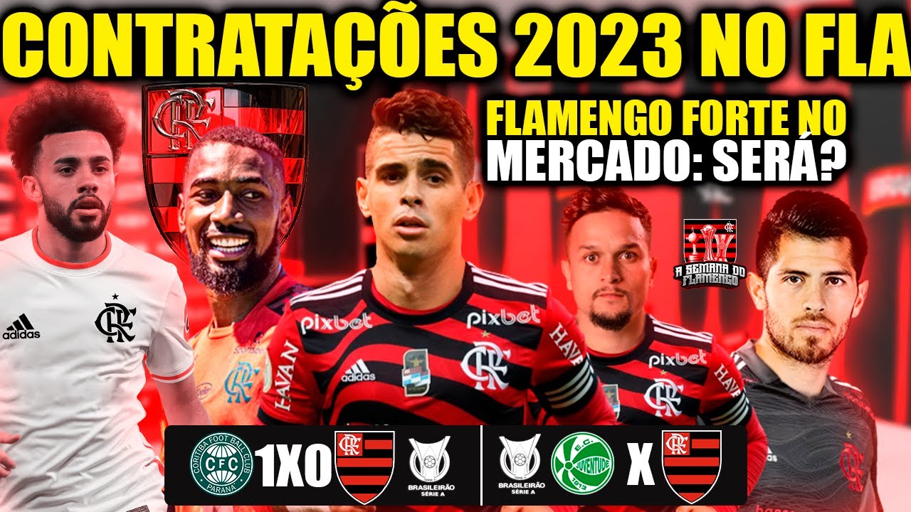 As contratações e os reforços do Flamengo para a temporada 2023