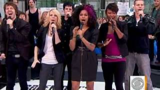 Video thumbnail of "Cast sings '21 Guns' on CBS The Early Show"