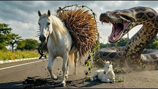 Famous Heroic Rescue Team Saves Lonely Horse being CRUSHED ALIVE by Giant Python Net Worth