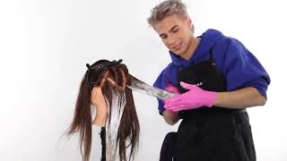 Step By Step Guide Flawless Balayage l Hair Colour Transformation -Balayage Highlights on Dark Hair