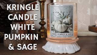 Kringle Candle White Pumpkin & Sage (Fall 2026)