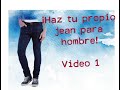 Tutorial. Patronaje, corte y confección de jean para hombre. (moda masculina)