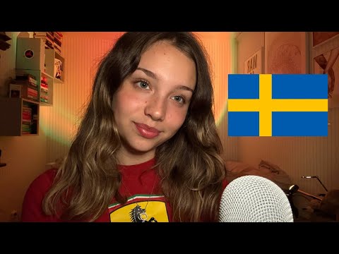 ASMR in Swedish! 🇸🇪💗 Trigger Words and Clicky Whispers
