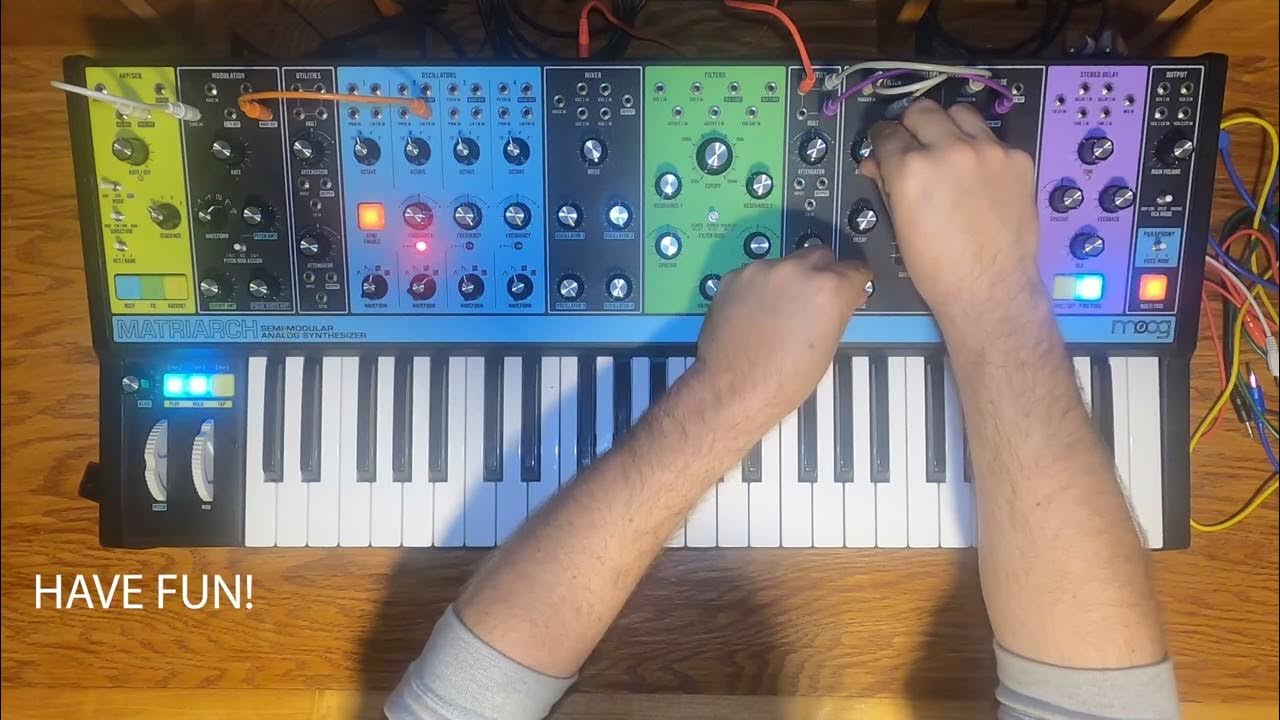 Moog Matriarch Generative "Manual Krellish" ARP patch YouTube