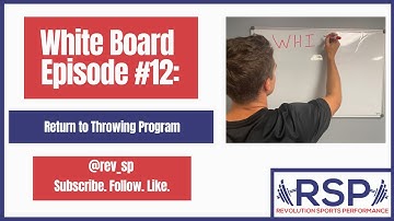 White Board Episode #12: Return to Throwing Program
